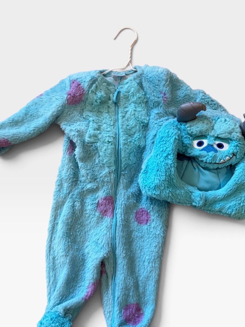 Pixar Sulley Baby 6-12M Blue Purple Like New